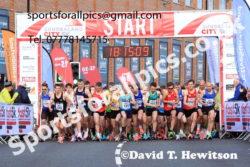 Sunderland City 5k, 2022 Sunderland City Half Marathon, 10k  5k.  Photo: David T. Hewitson/Sports for All Pics